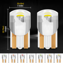 Load image into Gallery viewer, T10 Car COB Bulbs LED Interior Dome Transparent Crystal Reading License Plate Light Signal Lamp