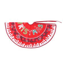 Load image into Gallery viewer, Christmas Tree Skirt Snowflake Santa Claus Printed Xmas Tree Bottom Decor Mat Merry Christmas Decoarations Home Party Ornaments