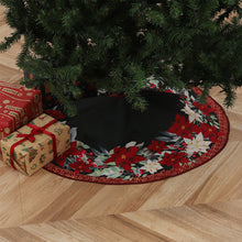 Load image into Gallery viewer, Christmas Tree Skirt Snowflake Santa Claus Printed Xmas Tree Bottom Decor Mat Merry Christmas Decoarations Home Party Ornaments