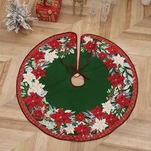 Load image into Gallery viewer, Christmas Tree Skirt Snowflake Santa Claus Printed Xmas Tree Bottom Decor Mat Merry Christmas Decoarations Home Party Ornaments