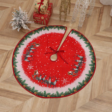Load image into Gallery viewer, Christmas Tree Skirt Snowflake Santa Claus Printed Xmas Tree Bottom Decor Mat Merry Christmas Decoarations Home Party Ornaments