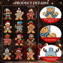 Load image into Gallery viewer, New Year Christmas Ornament Wooden Hanging Pendants Gingerbread Man Xmas Tree Christmas Tree Decorations For Home Navidad