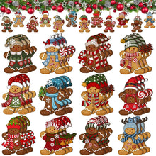 Load image into Gallery viewer, New Year Christmas Ornament Wooden Hanging Pendants Gingerbread Man Xmas Tree Christmas Tree Decorations For Home Navidad