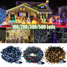 Load image into Gallery viewer, 10/20/30/50m Christmas Tree Decoration LED String Lights EU/US Plug String Lights Holiday Home Party Decor
