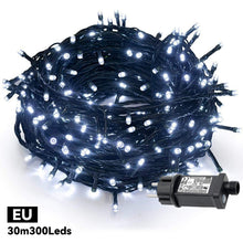 Load image into Gallery viewer, 10/20/30/50m Christmas Tree Decoration LED String Lights EU/US Plug String Lights Holiday Home Party Decor