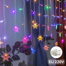 Load image into Gallery viewer, Christmas Tree Snowflake LED String Lights Christmas Decoration Light Home Xmas Tree Decor Fairy Light String