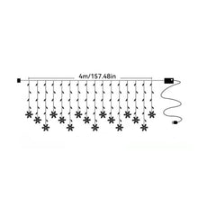 Load image into Gallery viewer, Christmas Tree Snowflake LED String Lights Christmas Decoration Light Home Xmas Tree Decor Fairy Light String