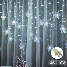 Load image into Gallery viewer, Christmas Tree Snowflake LED String Lights Christmas Decoration Light Home Xmas Tree Decor Fairy Light String