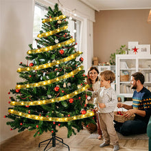 Load image into Gallery viewer, 2024 Christmas Ribbon Fairy Light String Merry Christmas Decorations For Home Xmas holiday Navidad Gifts New Year 2025
