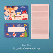 Load image into Gallery viewer, 20Pcs Christmas Reward Scratch Card Film Coated Stickers Scratch Off Labels Xmas Stickers DIY Children's Redemption Vouchers