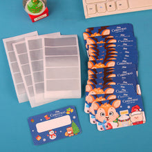 Load image into Gallery viewer, 20Pcs Christmas Reward Scratch Card Film Coated Stickers Scratch Off Labels Xmas Stickers DIY Children's Redemption Vouchers