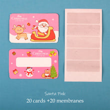 Load image into Gallery viewer, 20Pcs Christmas Reward Scratch Card Film Coated Stickers Scratch Off Labels Xmas Stickers DIY Children's Redemption Vouchers