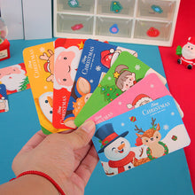 Load image into Gallery viewer, 20Pcs Christmas Reward Scratch Card Film Coated Stickers Scratch Off Labels Xmas Stickers DIY Children's Redemption Vouchers