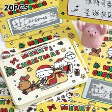 Load image into Gallery viewer, 20Pcs Christmas Reward Scratch Card Film Coated Stickers Scratch Off Labels Xmas Stickers DIY Children's Redemption Vouchers