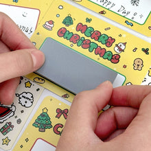 Load image into Gallery viewer, 20Pcs Christmas Reward Scratch Card Film Coated Stickers Scratch Off Labels Xmas Stickers DIY Children's Redemption Vouchers