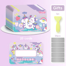 Load image into Gallery viewer, 20Pcs Reward Scratch Card Interactive Cardboard Lucky Card Scratch Off Stickers Creative Blessing Cards DIY Children's Redemption Vouchers