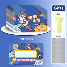 Load image into Gallery viewer, 20Pcs Reward Scratch Card Interactive Cardboard Lucky Card Scratch Off Stickers Creative Blessing Cards DIY Children's Redemption Vouchers