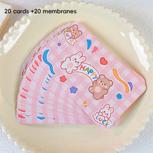 Load image into Gallery viewer, 20Pcs Reward Scratch Card Interactive Cardboard Lucky Card Scratch Off Stickers Creative Blessing Cards DIY Children's Redemption Vouchers