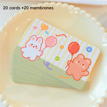Load image into Gallery viewer, 20Pcs Reward Scratch Card Interactive Cardboard Lucky Card Scratch Off Stickers Creative Blessing Cards DIY Children's Redemption Vouchers
