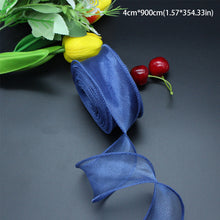 Load image into Gallery viewer, 10 Meters/Roll Fishtail Yarn Ribbon Flower Packaging Material Floral Florist Wrapping Supplies Snow Yarn Ribbon Wave Band