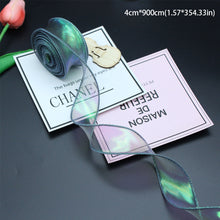 Load image into Gallery viewer, 10 Meters/Roll Organza Yarn Ribbon Flower Packaging Material Floral Florist Wrapping Supplies Snow Yarn Ribbon Wave Band