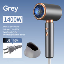 Load image into Gallery viewer, Hair Dryer High-Speed Electric Turbine Airflow Low Noise Constant Temperature And Quick Drying Suitable For Home Salons