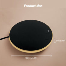 Load image into Gallery viewer, Thermostatic Heating Coaster Cup Heater Mug Warmer 3 Gear 55°C Hot Tea Makers Electric Mini Induction Cooker Coffee Heating Pad