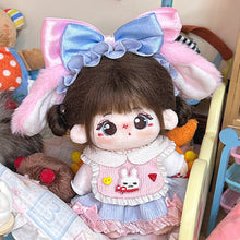 Load image into Gallery viewer, For 10CM Cotton Doll Dresses Cartoon Plush Doll Replacement Outfit Playing House Accessories Mini Clothes