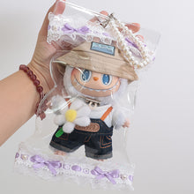 Load image into Gallery viewer, 1Pc Lace Mystery Box Storage Case Anime Ornaments Mystery Box Organizer Box Round Plush Dolls Display Bag