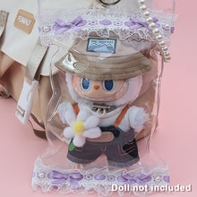 Load image into Gallery viewer, 1Pc Lace Mystery Box Storage Case Anime Ornaments Mystery Box Organizer Box Round Plush Dolls Display Bag
