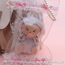 Load image into Gallery viewer, 1Pc Lace Mystery Box Storage Case Anime Ornaments Mystery Box Organizer Box Round Plush Dolls Display Bag
