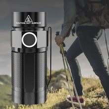 Load image into Gallery viewer, 1PC Lightweight Mini Glare Flashlight With Pen Holder Outdoor Emergency Portable Electric Torch