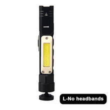 Load image into Gallery viewer, 1PC Multi-Function XPG+COB 90° Folding Corner Flashlight Ultra Bright Fishing Repair Work Headlamp USB Charging