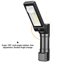 Load image into Gallery viewer, 1PC Multi-Function COB Flashlight 180° Rotating Portable LED Super Bright Maintenance Work Light
