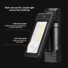 Load image into Gallery viewer, 1PC Multi-Function COB Flashlight 180° Rotating Portable LED Super Bright Maintenance Work Light