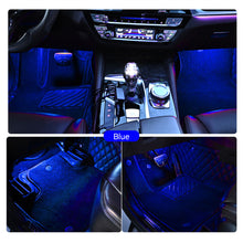 Load image into Gallery viewer, 2Pcs/Set or 4Pcs/Set 5V USB LED Car Interior Atmosphere Backlight Ambient Mood Foot Light USB Decorative Lamp Auto APP Voice Control Accessories