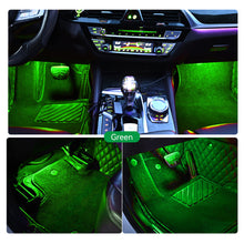 Load image into Gallery viewer, 2Pcs/Set or 4Pcs/Set 5V USB LED Car Interior Atmosphere Backlight Ambient Mood Foot Light USB Decorative Lamp Auto APP Voice Control Accessories