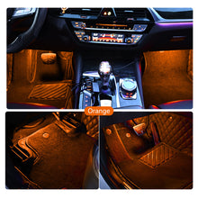 Load image into Gallery viewer, 2Pcs/Set or 4Pcs/Set 5V USB LED Car Interior Atmosphere Backlight Ambient Mood Foot Light USB Decorative Lamp Auto APP Voice Control Accessories