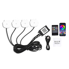Load image into Gallery viewer, 2Pcs/Set or 4Pcs/Set 5V USB LED Car Interior Atmosphere Backlight Ambient Mood Foot Light USB Decorative Lamp Auto APP Voice Control Accessories