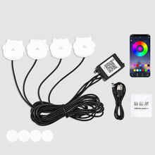 Load image into Gallery viewer, 2Pcs/Set or 4Pcs/Set 5V USB LED Car Interior Atmosphere Backlight Ambient Mood Foot Light USB Decorative Lamp Auto APP Voice Control Accessories