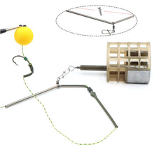 Load image into Gallery viewer, 5PCS Small Copper Tube Balance Carpfishing Line Group Anti-Winding Balance Connector Fishing Gear Accessories
