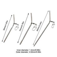 Load image into Gallery viewer, 5PCS Small Copper Tube Balance Carpfishing Line Group Anti-Winding Balance Connector Fishing Gear Accessories