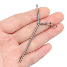 Load image into Gallery viewer, 5PCS Small Copper Tube Balance Carpfishing Line Group Anti-Winding Balance Connector Fishing Gear Accessories