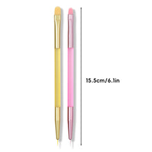 Load image into Gallery viewer, Dual-ended Nail Pen Dual-purpose Portable Nail Paint Pen Laying Glue Drawing Lines Painting Flowers Manicure Paint Pen Nail Art Tool