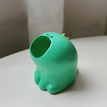 Load image into Gallery viewer, Cartoon Nail Polish Head Storage Bucket Mini Cute Cat Rabbit Dinosaur Pen Wash Cup Portable Nail Tool Storage Bucket