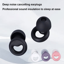 Load image into Gallery viewer, Silicone Noise Reduction Earplugs Reusable Outdoor Anti-noise Earplugs Comfortable Washable Sound Insulation Sleeping Earplugs