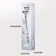 Load image into Gallery viewer, Double-headed Manual Nose Hair Trimmer Portable Convenient Nose Hair Mouth Hair Remover Facial Cleaning Tool for Men Women