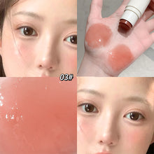 Load image into Gallery viewer, High Gloss Double-ended Blusher Stick Waterproof Long-lasting Moisturizing Natural Brightening Portable Blusher Face Makeup Cosmetics