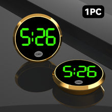 Load image into Gallery viewer, LED Luminous Car Clock Automobiles Internal Stick-On Mini Digital Clocks Auto Ornament Accessories