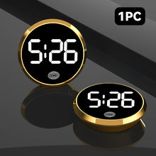 Load image into Gallery viewer, LED Luminous Car Clock Automobiles Internal Stick-On Mini Digital Clocks Auto Ornament Accessories